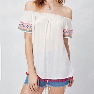 Lovestitch Elisa Off The Shoulder Top Size Lrg